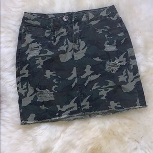 Green Camo skirt